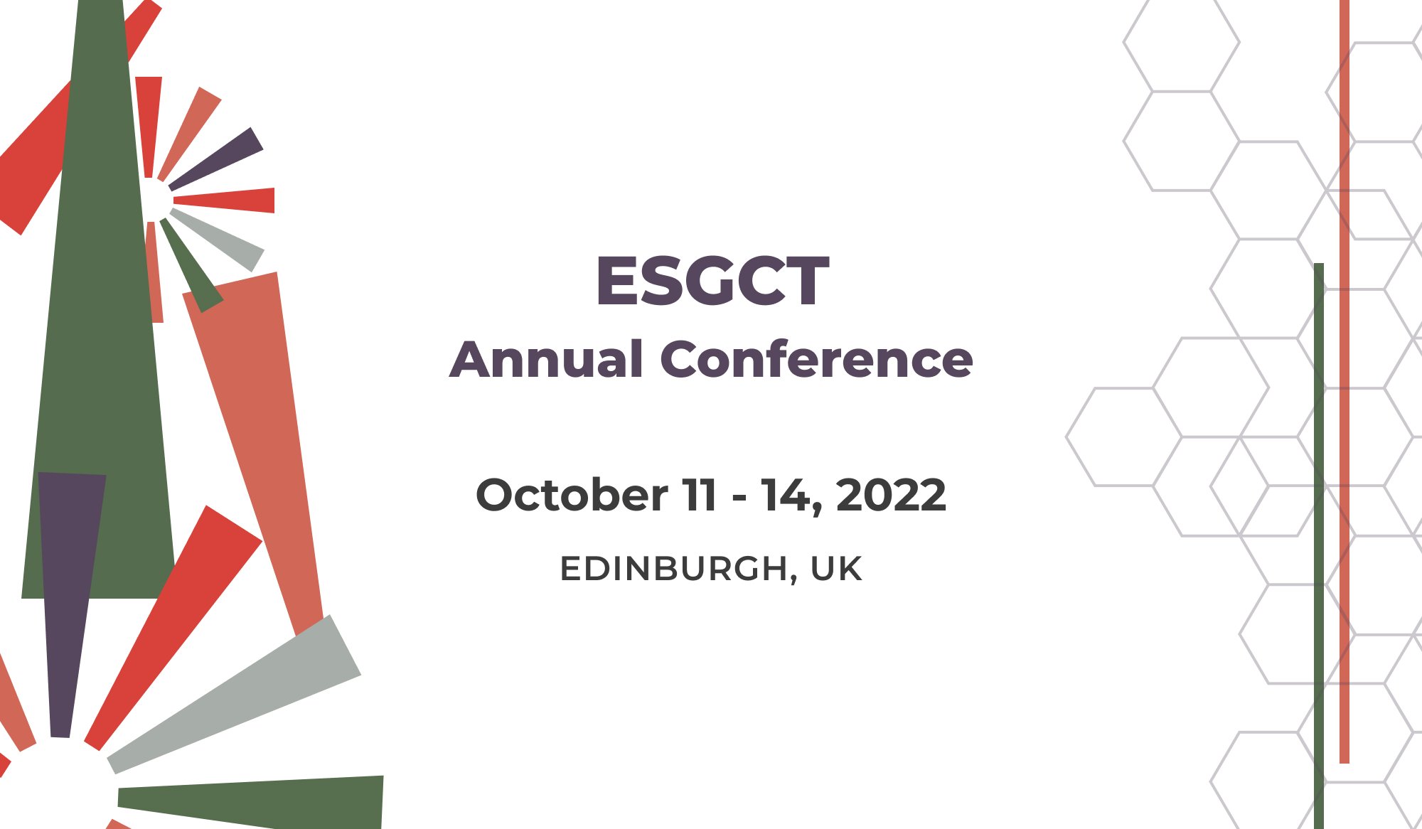 Event ESGCT Annual Conference, Edinburgh, UK